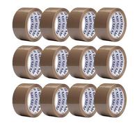 Kav Strong Adhesive Brown Packaging Tape - 48mm X 66M Rolls For Secure Box Sealing, Parcel Tape With Improved Formula