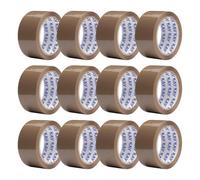 Kav Strong Adhesive Brown Packaging Tape - 48mm X 66M Rolls For Secure Box Sealing, Parcel Tape With Improved Formula (12)