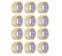 Kav Strong Adhesive Clear Packaging Tape - 48mm X 66M Rolls For Secure Box Sealing, Parcel Tape With Improved Formula