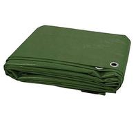 Kav - Tarpaulin Waterproof Heavy Duty 130 Gsm Large - 3.60 M X 6 M (12Ftx 20 Ft) Multifunctional Quality Cover Tarp (Green)