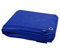 Kav - Tarpaulin Waterproof Heavy Duty 130 Gsm Large - 4.8M X 6 M (16Ftx 20 Ft) Multifunctional Quality Cover Tarp (Blue)