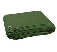 KAV - Tarpaulin waterproof heavy duty 130 GSM LARGE - 4.8M x 6 M (16ftx 20 FT) with Eyelets ground sheet Multifunctional Quality Cover Tarp (GREEN)