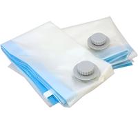 KAV Vacuum Compressed Storage Saving Bag 12 Pack in Clear | Size: Medium KAV Clear M