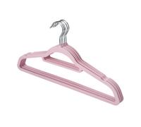 Kav Velvet Hangers For Coat, Clothes, Trouser, Dress Non Slip, Slim, Space Saving Hanger For Home, Baby Pink Hanger 20