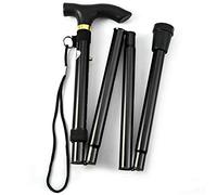 KAV Walking Stick Adjustable Height- Folding and Extendable Support Cane, Ambulation Aid Durable Mobility and Walking Aid - Collapsible Support Stick and Adaptive Companion for Movement