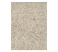 KAV Washable Area Rug - Shaggy Soft Non-Slip Carpet for Living Room, Bedroom, Dining or Kitchen - Durable, Elegant, Non-Shedding Indoor Floor Rug - Light Beige - 170 X 120cm