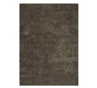 KAV Washable Area Rug - Shaggy Soft Non-Slip Carpet for Living Room, Bedroom, Dining or Kitchen - Durable, Elegant, Non-Shedding Indoor Floor Rug - Taupe - 110 X 60cm