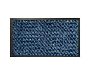 KAV Washable Door Mat Dirt Trapper - Durable Indoor And Outdoor Non-Slip Doormats - Large Floor Mats For Front And Back Door, Home, office - Perfect Dust Absorbent (Blue/Black, 120cm x 180cm)