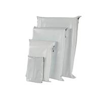 Kav White Mailing Bags Postal Packaging Polythene Sacks For Courier Self-Seal Flap For Secure Shipping (25X35Cm)