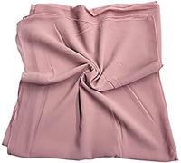 KAV Women Plain Elegant Chiffon Head Scarf Hijab - Silk Changer and Color Turban Light Large Maxi Hair Wrap Cover for Girls - Shawl Head Piece (Pale Pink)