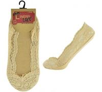 KAV Women's Lace Liners - Pack of 2 in Mustard | Size: 4-7 KAV Mustard 4-7