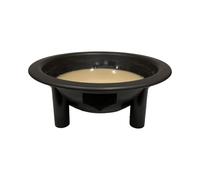 Kavafied Tanoa - Traditional Kava Bowl, 1.5 Gallons, Food Safe PP, 15"x15"x5.5" (Midnight Black Tapa)