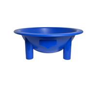 Kavafied Tanoa - Traditional Kava Bowl, 1.5 Gallons, Food Safe PP, 15"x15"x5.5" (Moana Puma Blue)