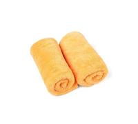 Kavalier Car Care - Hydro-Hero Mini - 41x41cm ProClean Microfiber Towel Set in Vibrant Orange - 1100 GSM - 2 Units Pack