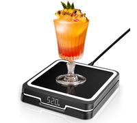 KAVAZ Smart Cocktail Maker - LED Guided Cocktail Mixing Device with App Control, 3000+ Recipes Home Bar Gadget & Gift for Men, Dad, Husband & Cocktail Lovers(Matte Black)