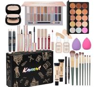 KAVCENT Women's Makeup Set Complete Teenager Makeup Palette Eyeshadow Palette Lip Gloss Foundation Concealer Gift