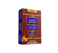 Kaveri Henna Cones Pack of 6 100% Natural Ready to Use Hena Paste For Hair - Natural Dark Auburn Brown Red Color Temporary Henna Hair Dye & Tattoo - Ready To use Tattoo Cones - 25gm Pack of 6