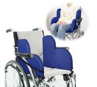 KAVIL Lateral Support for Wheelchair, Chair Lateral Support Cushion for Elderly, Wheelchair L-Shape Padded for Help Prevent Leaning to One Side, Patient Assistance Body Positioner (1 Pair)