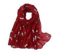 KAVINGKALY Premium Soft Women Scarf Wrap Large Shawl For Any Season Cotton Scarves(Maroon)