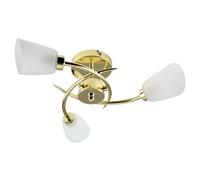Kavio 3 Way Gold Ceiling Bar Light ValueLights Gold One Size