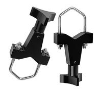 Kavius High Lift Jack Tube Mount, 1-2.5" Compatible with Jeep RZR Offroad Polaris Universal Vehicle Truck, Aluminum, Black