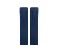 KAVJU 20mm Sports Soft Silicone Watch Bands For Tissot T048.417 Watch Band T-Race T-Sports Watchbands Bracelet Waterproof Soft Rubber 21mm Strap(Blue No buckle,20mm)