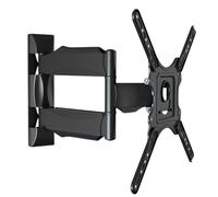 KAVJU DF400 P4 32"-55" retractable 3 arm swing full motion 70kg tv wall mount articulating bracket with adaptor 400x400 hide cable(P4)