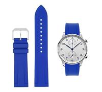 KAVJU FKM Fluorine Rubber Watch Strap For IWC PILOT Portugal PORTOFINO Band For Le Petit Prince Bracelet Quick Release Strap 20mm 22mm(Dark Blue,22mm)