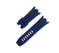 KAVJU For Audemars And Piguet Belt 15710/15703 Not Qucik Release 28mm Nature Fluorine Soft FKM Rubber Bracelet Accessories Watch Band(Blue)