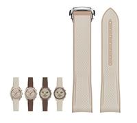 KAVJU For Moonswatch Watch,Soft Silicone Strap For Omega X Swatch MoonSwatch Speedmaster 20mm Watch,Quick Release Waterproof Replacement Strap(Khaki 2)