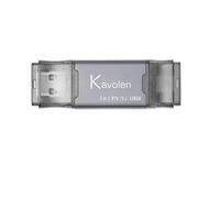 Kavolen 2in1 256GB High Speed Photo Backup Flash Drive for Android Phones with TypeC Port,Tablets, PC, Photo Backup Stick for Samsung /LG/Google Pixel/Hua Wei/Moto/One Plus Phones with USB C Port.