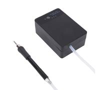 Kavolet 1500MAh Rechargeable Art Vacuum Pen with Storage Compartment for Painting Kits, Low Noise Pen Tool Set for Beginners and Experts, Plastic (Black with Battery)