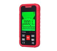 Kavolet 3-in-1 AC Electromagnetic Radiation Detector, Magnetic Electric Field, Microwave Data Storage, Acousto-Optic Alarm for Security Monitoring, ABS/Red/Portable (HT628A)