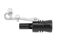 Kavolet Aluminium Alloy TC-XL Turbo Sound Tail Throat Exhaust Pipe Whistle, Cool Car Decorator, Easy Installation for General Cars (Black)