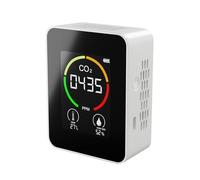 Kavolet Compact Portable CO2 Detector Efficient Air Quality Analyzer for Agricultural Production Black (White)
