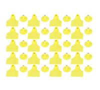 Kavolet Livestock Ear Tags, 20 Set Pig Sheep Cattle Identification Tags with High Toughness PP Material for Cattle Cow Horse Dog Pig Goat Sheep Farm Management (Small Size)