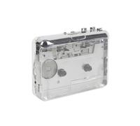 Kavolet Portable Cassette to MP3 Player, Vintage Sound Music Capture Converter For Classical Music Fans. Material: Transparent ABS. Size: 4.4 * 3.1 * 1.2 inches. For Home and When Traveling