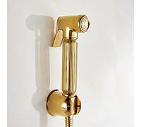 Kavolet Powerful Jet Rinsing, Solid Brass Wall Mount Shower Toilet Bathroom Handheld Bidet Diaper Spray Kit, Very Easy to Install, with a Long Handle, for Daily Hygiene