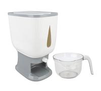 Kavolet Rice Storage Container Rice Dispenser with Measuring Cup 10kg Capacity Stable Transparent Multipurpose for Home Kitchen Pantry (Kavolet4egzkvq89t-12)