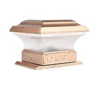 Kavolet Solar Power Fence Post Lights, High Conversion Rate Polycrystalline Silicon, Long Life Battery, ABS Material, for Garden, Driveway, Courtyard, Balcony with Ultra-Low Power