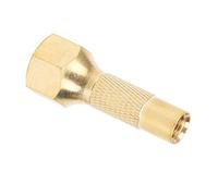 Kavolet Twist-on Air Chucks Portable Brass Tire Inflation Connector, Large Bore, Locking on Function for Car Bike Motorcycle, Suitable for Standard 1/4in NPT Connector, Fit for for