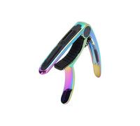 Kavolet Zinc Alloy Guitar Clamp with Plectrum Holder Silicone Pad for Acoustic Folk Classic Guitar Ukulele Bass Accessories (Multicolor)