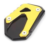KAVSY Side Stand Plate Pad For GSXS 1000 GSX-S 1000 1000F 1000S Gsx-s1000 2015-2017 2018 2019 2020 2021 Foot Side Stand Extension Pad Support Plate(GOLDEN1)
