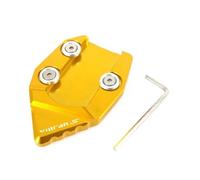 KAVSY Side Stand Plate Pad For Vu&lc&an S VN650 VN 650 2015-2018 Motorcycle CNC Kickstand Foot Side Stand Extension Pad Support Plate Enlarge(Gold)