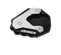 KAVSY Side Stand Plate Pad Motorcycle Kickstand Pad For CB400X/400F CB500X/500F Motorcycle Side Stand Plate Pad Foot Side Stand Kickstand Extension Pad(Titanium)