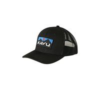 KAVU Above Standard Hat Six Panel Trucker Hat-Black