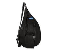 KAVU Mini Beach Rope Bag Mesh Crossbody Sling Backpack, Black, One Size, Mini Beach Rope Bag