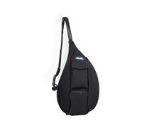 KAVU Mini Rope Bag, Cotton Canvas Crossbody Sling for Travel, Black Night, One Size, Mini Rope Bag