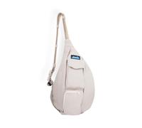 KAVU Mini Rope Bag, Cotton Canvas Crossbody Sling for Travel, Fossil, One Size