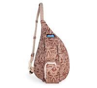 KAVU Mini Rope Bag Cotton Crossbody Sling, Mod Moth, One size
